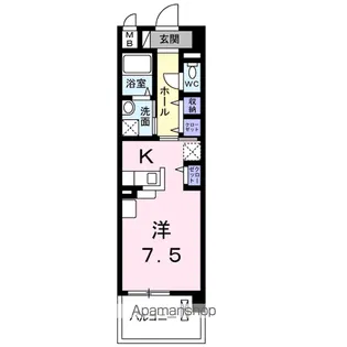ベクエムハウゼ【2階】の間取り