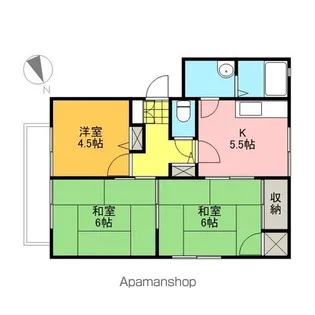 エクセル向井 B棟【2階】の間取り