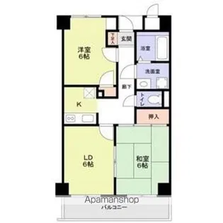 バリュー藪【205号室】の間取り