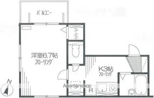 ハイムかしの木【2階】の間取り