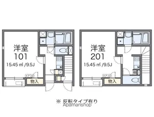 レオネクストセゾンMK【101号室】の間取り