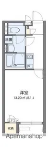 クレイノグリー柳沼【102号室】の間取り