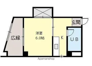 加藤ビル(旧 第一内野ビル)【4階】の間取り