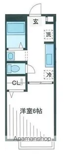 プラティーク三鷹【203号室】の間取り