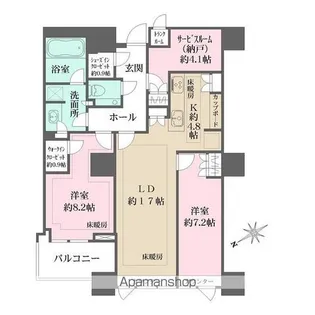 三田ガーデンヒルズ ウエストヒル【5階】の間取り
