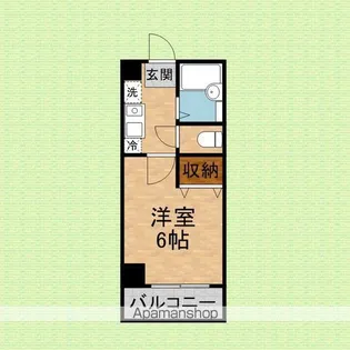 JC EAST 2524【3階】の間取り