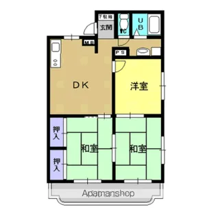 エクセル川元【2階】の間取り