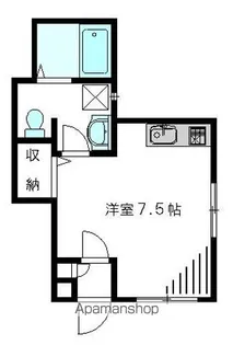 BOIS DOLCE(ボアドルチェ)【101号室】の間取り