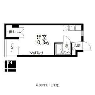 東山レジデンス【4階】の間取り