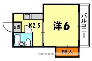 マンション六車【3階】の間取り