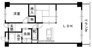 メルヴェユ伊丹【3階】の間取り