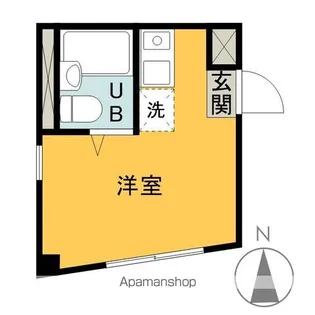 ベルハイツ入間【1階】の間取り
