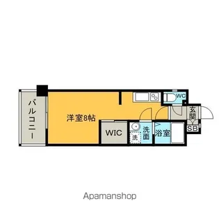エンクレスト博多駅南Ⅲ【7階】の間取り