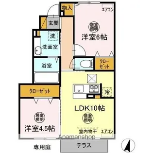 風の通り道【1階】の間取り