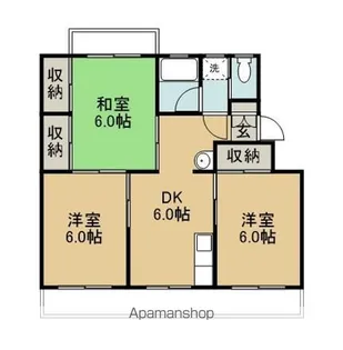 コーポコータロー【501号室】の間取り