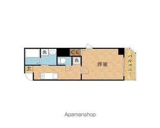 GROOVE守口駅前【5階】の間取り