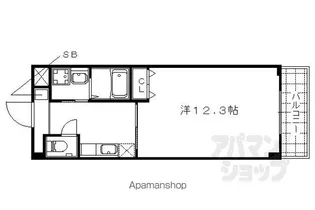 バンブーヒルズ【309号室】の間取り