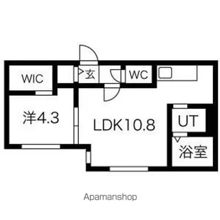 Patio北19【2階】の間取り