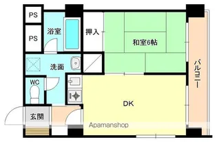 ルネッサンス徳山0【303号室】の間取り