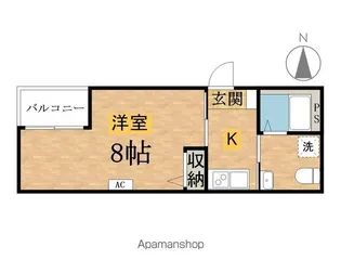 クヴェレ【3階】の間取り