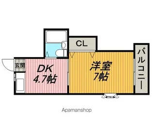 ロゼ幸町A棟【306号室】の間取り