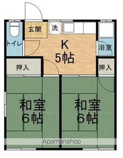 藤ハイツ【2階】の間取り