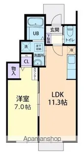 MAISON SOLEIL(メゾン ソレイユ)【1階】の間取り