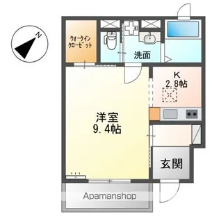 ノルディック アパートメンツ 1【1階】の間取り