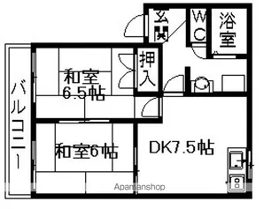 パピヨンタナカ【2階】の間取り