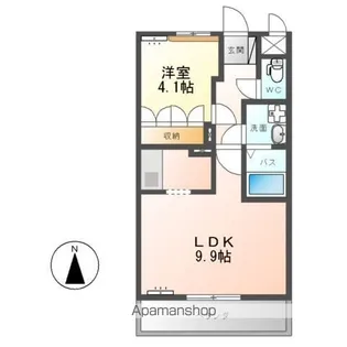 パンションリシェス(PENSION RICHESSE)【2階】の間取り