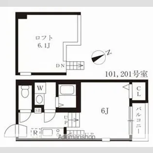 トリオネア千種【2階】の間取り