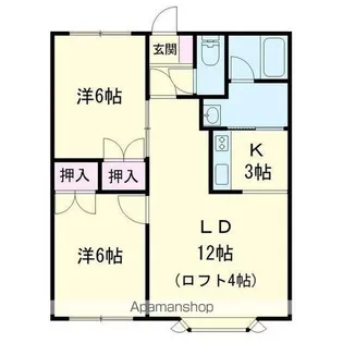 エトワール日吉【2階】の間取り