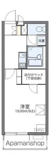 レオパレスAPPROACH2【305号室】の間取り