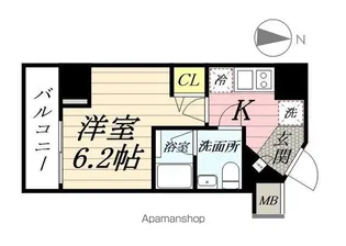 LOG横浜鶴見【8階】の間取り