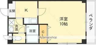 プルメリアコート【1階】の間取り