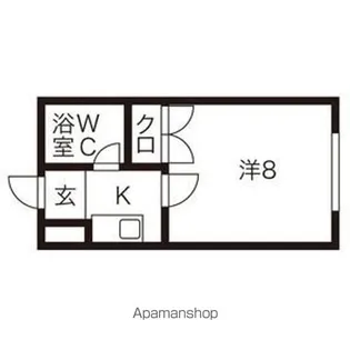 エルムマンション【206号室】の間取り