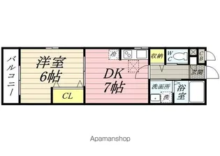 DEARCOURT【3階】の間取り