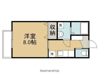 ユーハイム南矢幅【101号室】の間取り