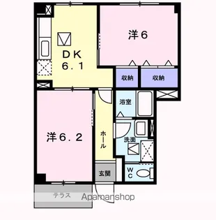 ニューシティ藤澤B棟【1階】の間取り