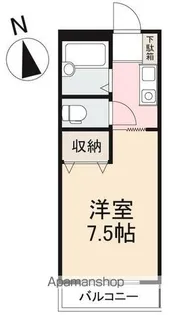 アサダハイツ【3階】の間取り