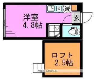 ハーモニーテラス南阿佐ヶ谷【1階】の間取り