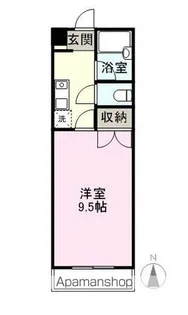 エクセレント西可児【201号室】の間取り