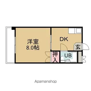 ライブタウン近見【3階】の間取り