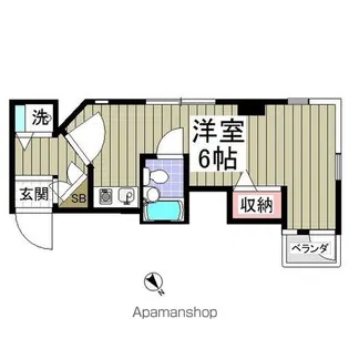 ソシアーレミラン戸田公園【203号室】の間取り