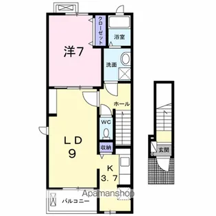 プレシャス【2階】の間取り