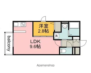 月光南観音壱番館【3階】の間取り