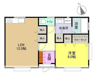 サクラハイム【B号室】の間取り