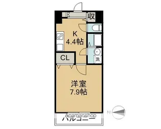 パティオみずい【4階】の間取り