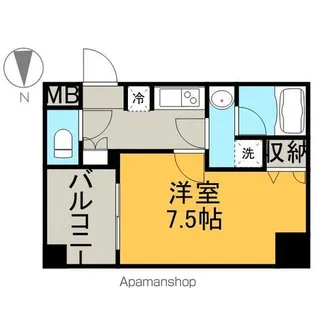 APEX名古屋栄PREMIERLIFE(プレミアライフ)【8階】の間取り