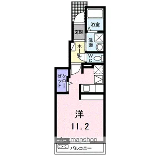 エスポワールⅢ【1階】の間取り